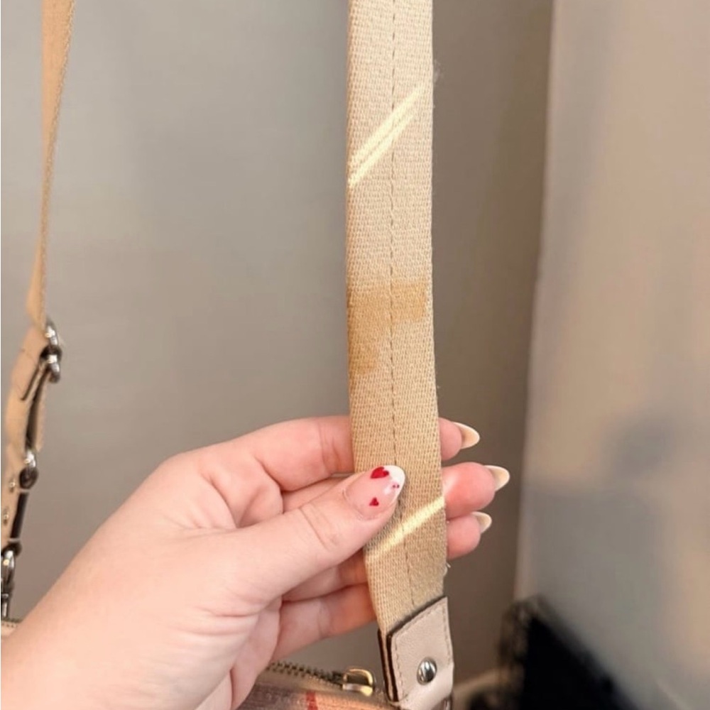 TWO Coach Pink and Beige Signature Crossbody Bags - Picture 5 of 6